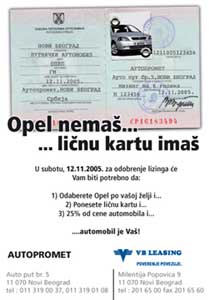 plakat za opel